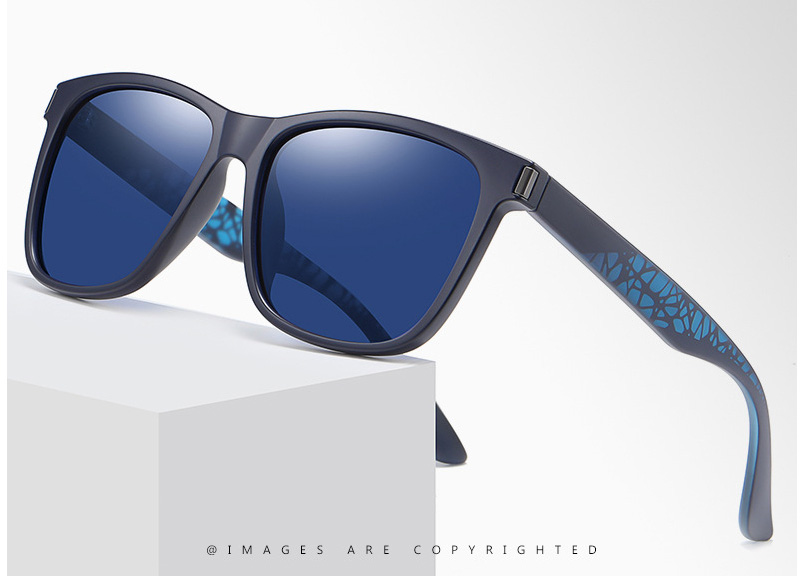 Classic Polarized Square TR90 Frame Unisex Sunglasses