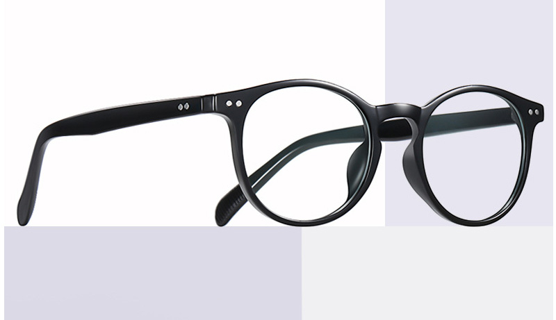 Retro Shaped Frame Clear Lens Blue Light Blocking Glasses