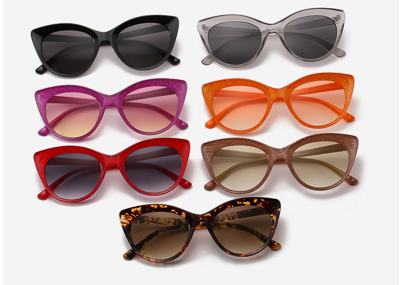 Simple Stylish Cat Eye Women's Sun Glasses Supplier